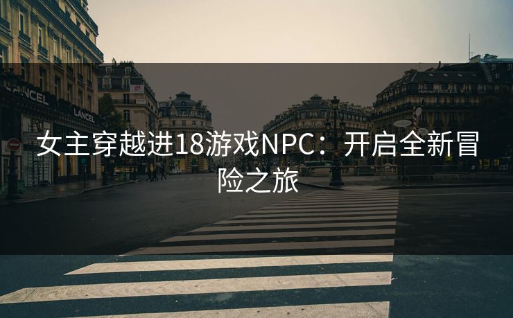 女主穿越进18游戏NPC：开启全新冒险之旅